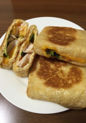ササミ、大葉、チーズの油揚げ包み-レシピのメイン写真