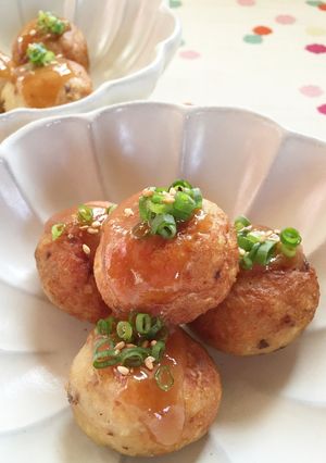 鯵の豆腐団子 甘味噌ダレ-レシピのメイン写真