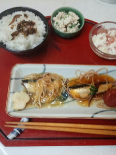 血管ダイエット食332(鰯味噌&梅干煮)-レシピのメイン写真