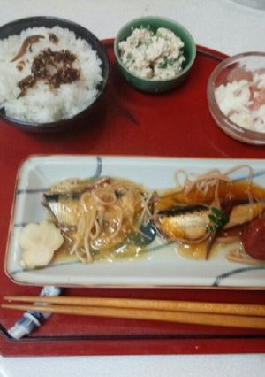 血管ダイエット食332（鰯味噌&梅干煮）-レシピのメイン写真