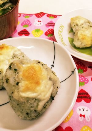 しらすと小松菜のおにぎり 離乳食にも-レシピのメイン写真