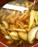 簡単 なめこと椎茸 しめじの お吸い物！