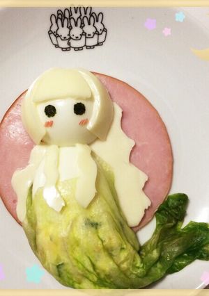 キャラ弁・セカオワ マーメイド サラダ-レシピのメイン写真