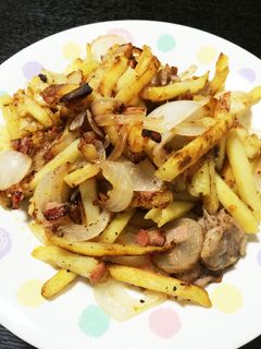 フライドポテトの炒め物-レシピのメイン写真