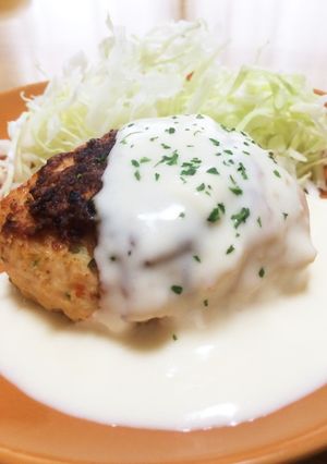 Wチーズのチキンハンバーグ♡-レシピのメイン写真