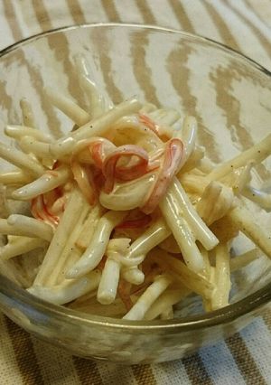 もやしとかにかまのからマヨ和え-レシピのメイン写真