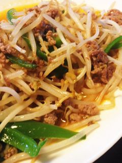 豚ミンチともやしの豆板醤炒め-レシピのメイン写真