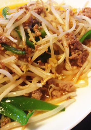 豚ミンチともやしの豆板醤炒め-レシピのメイン写真