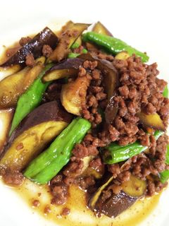 簡単☆なすとししとうのひき肉甘辛炒め♪-レシピのメイン写真