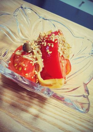 きのことトマトのポン酢和え-レシピのメイン写真