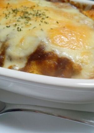残りカレーでお食事パンプディング(風)-レシピのメイン写真
