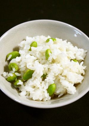 レンジで簡単！ほんだしで豆ごはん-レシピのメイン写真