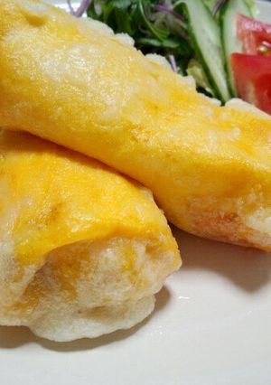 挽き肉とキムチの卵春巻き-レシピのメイン写真