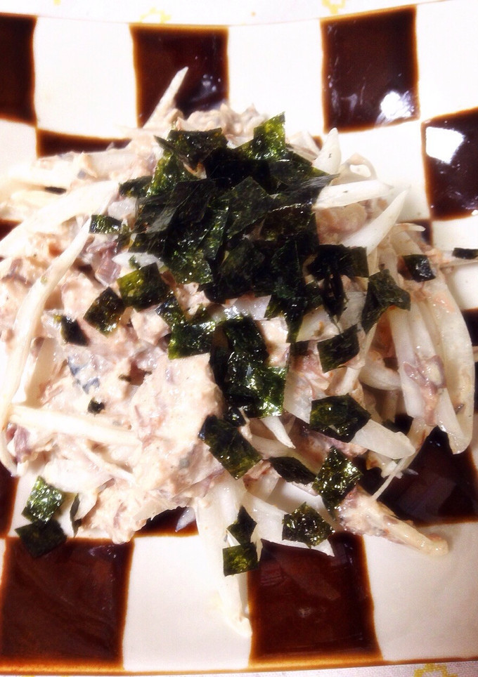 鯖と新玉葱のマヨ和え-レシピのメイン写真