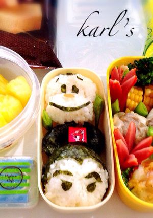 運動会弁当2015ツムツムおにぎり-レシピのメイン写真