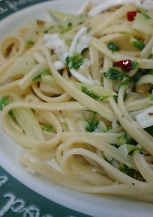 イカとセロリのペペロンチーノ-レシピのメイン写真