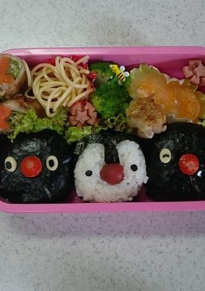 ピングー&ピンガーキャラ弁-レシピのメイン写真