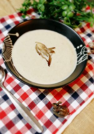 温冷♡舞茸凝縮豆乳クリーミーポタージュ-レシピのメイン写真