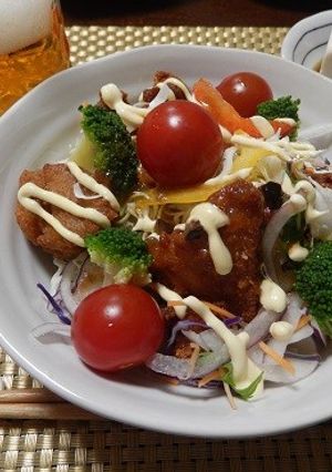 からあげサラダ-レシピのメイン写真