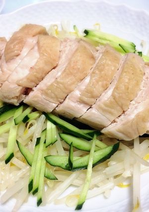 簡単！鶏むね肉のさっぱりヘルシーボイル♡-レシピのメイン写真