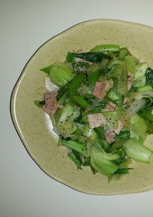 簡単いつものチンゲン菜強火炒め-レシピのメイン写真