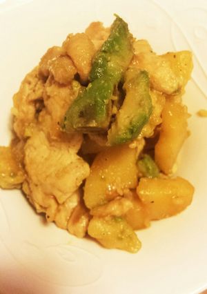 ♡簡単おかず♡鶏じゃがアボの甘辛炒め-レシピのメイン写真
