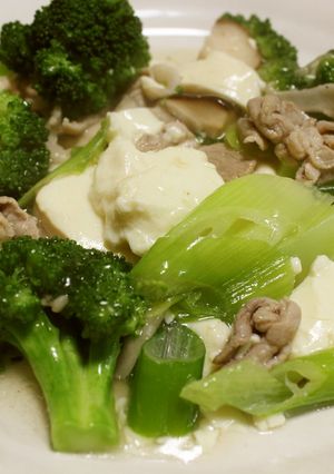 中華大好き♡　豆腐とブロッコリーの炒め煮-レシピのメイン写真