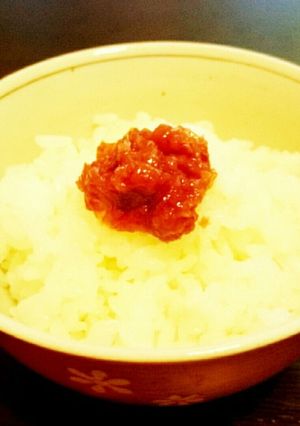 甘い梅おかか-レシピのメイン写真