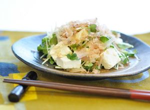 かいわれとクリームチーズのやみつきサラダ-レシピのメイン写真
