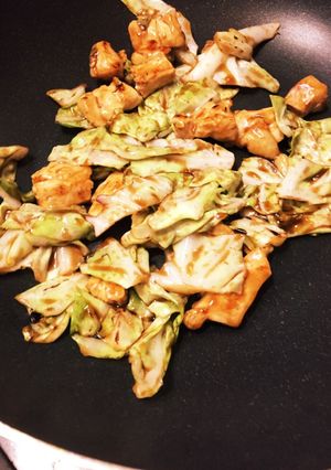 キャベツと鶏胸肉のオイスターソース炒め-レシピのメイン写真
