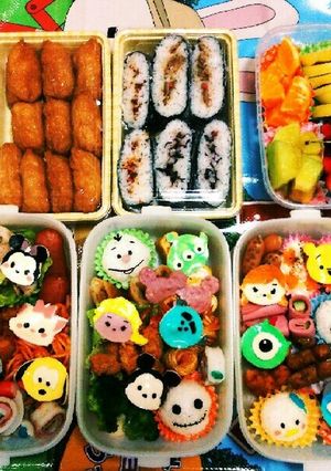 ツムツム 運動会 キャラ弁-レシピのメイン写真