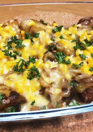 ミートボールとなすのカレーグラタン-レシピのメイン写真