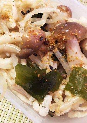もやしとしめじのたぬき和え-レシピのメイン写真