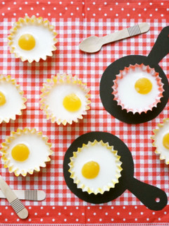 なんちゃって目玉焼き!5分で完成ミルク寒天♪-レシピのメイン写真