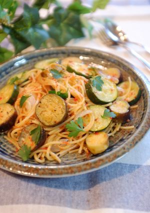 夏野菜とマッサ☆ワンポットパスタ♪-レシピのメイン写真