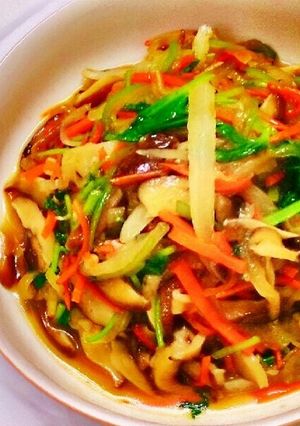 簡単♪生椎茸&大根&三つ葉の炒めなます＊-レシピのメイン写真