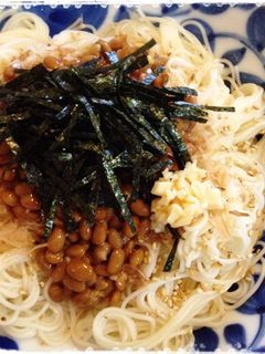 簡単☆納豆そうめん☆-レシピのメイン写真