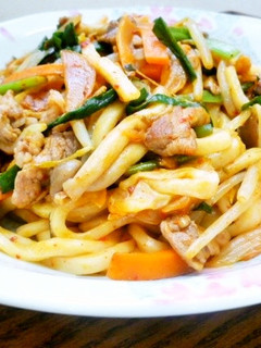 野菜たっぷりキムチ焼きうどん-レシピのメイン写真