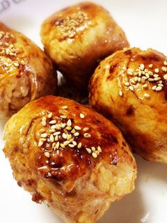 焼肉のタレで!肉巻きおにぎり-レシピのメイン写真