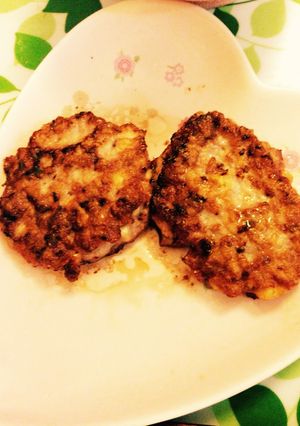 豆腐で作るヘルシーイカハンバーグ-レシピのメイン写真