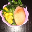お弁当用冷凍☆魚肉ソとほうれん草のソテー