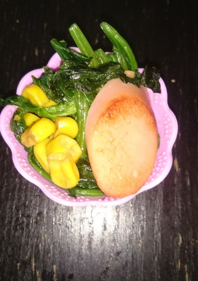 お弁当用冷凍☆魚肉ソとほうれん草のソテー-レシピのメイン写真