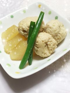 しょうがたっぷり大根と鶏団子の煮物-レシピのメイン写真