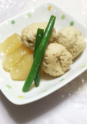 しょうがたっぷり大根と鶏団子の煮物-レシピのメイン写真