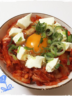 〜キムチーズ卵かけご飯〜-レシピのメイン写真