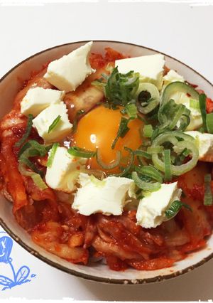 〜キムチーズ卵かけご飯〜-レシピのメイン写真