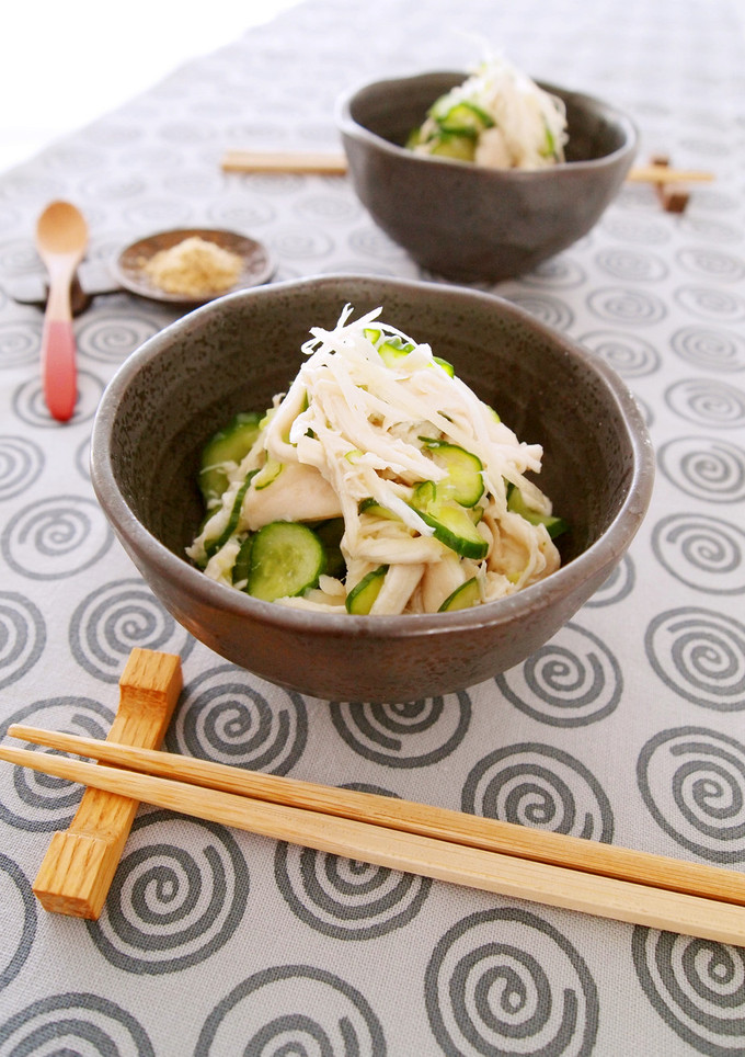 [低カロリー]ささみときゅうりの酢の物-レシピのメイン写真