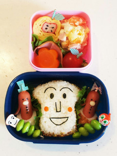 キャラ弁♡食パンマン-レシピのメイン写真