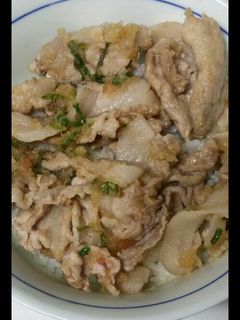 簡単☆豚の梅しそおろし丼-レシピのメイン写真