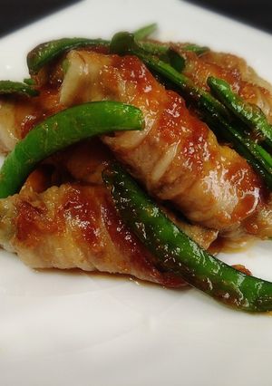 ＊スナップエンドウの豚肉巻き醤油麹焼き＊-レシピのメイン写真